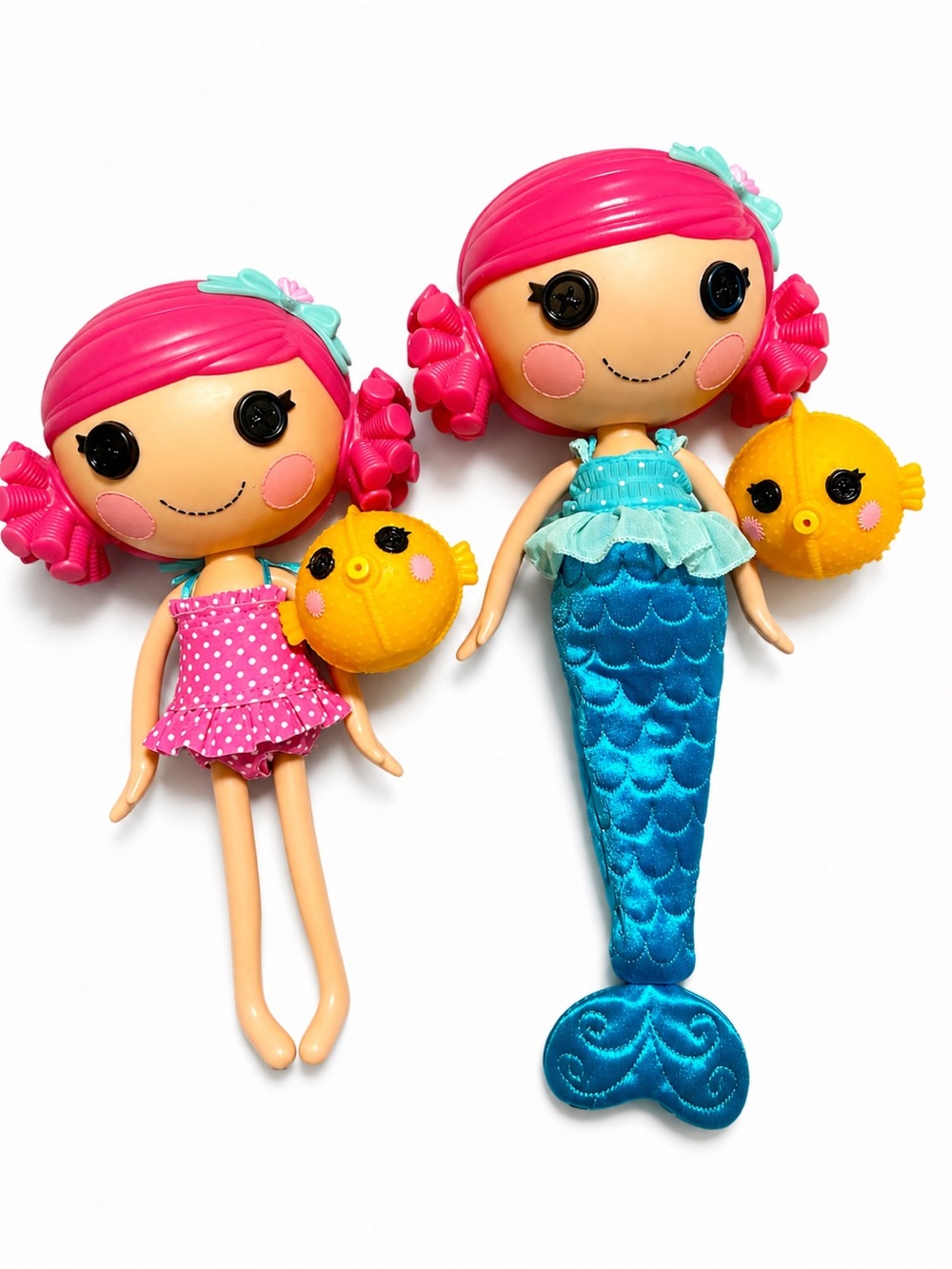 Lalaloopsy Sea Shells Color Change Doll Set Pets, Original Outfits & Poster HTF